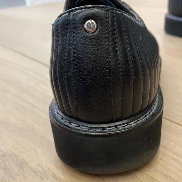 Men’s Cesare Paciotti Black Leather Lace Up Shoes - Size US 10 - Picture 10 of 10